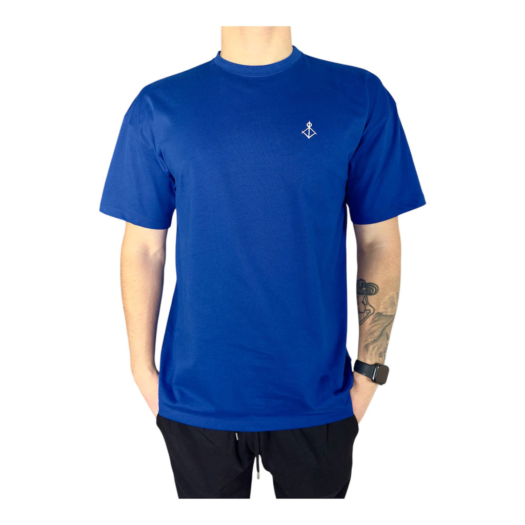 Classic Short-Sleeve Blue Shirt