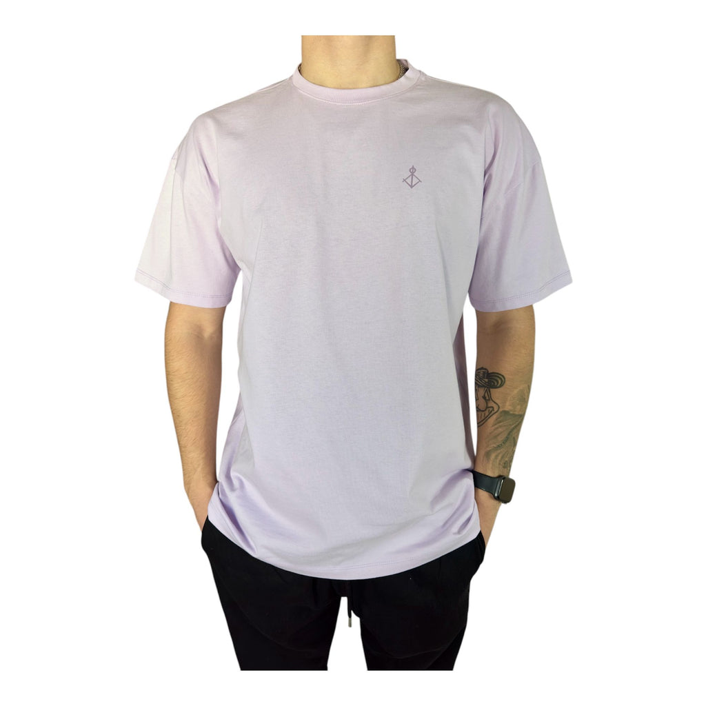 Classic Short-Sleeve Lilac Shirt